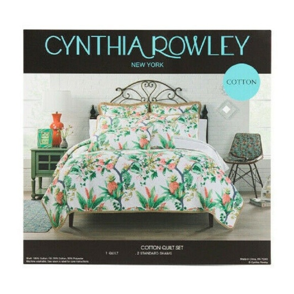 Cynthia Rowley Bedding 3 Pc Quilt Set Queen Poshmark